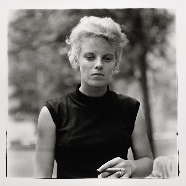 Girl with a cigar in Washington Square Park, N.Y.C.