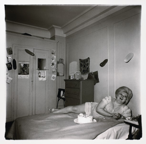 Transvestite at her birthday party, N.Y.C.