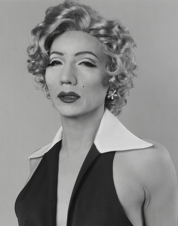Self-Portrait b/w / After Marilyn Monroe