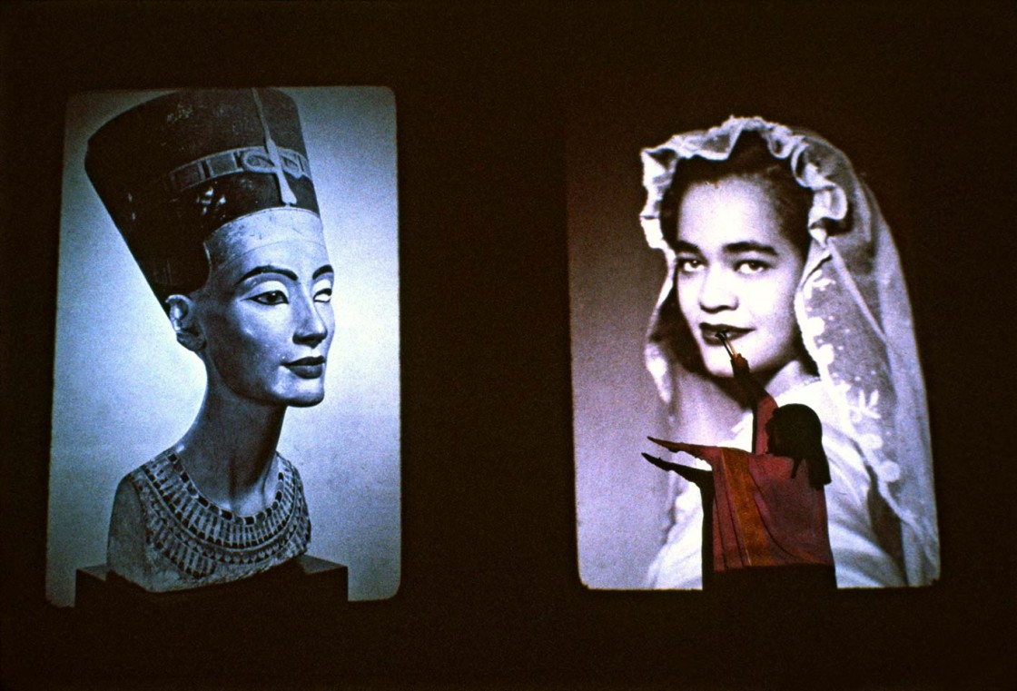 Lorraine O'Grady, Nefertiti/Devonia Evangeline, performance, 1980