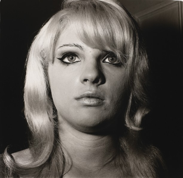 Blonde girl with shiny lipstick, N.Y.C.