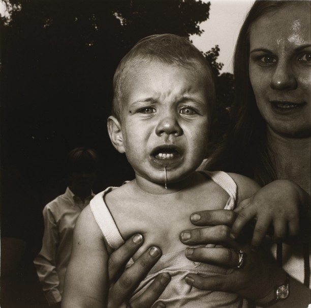 Mother holding her child, N.J.