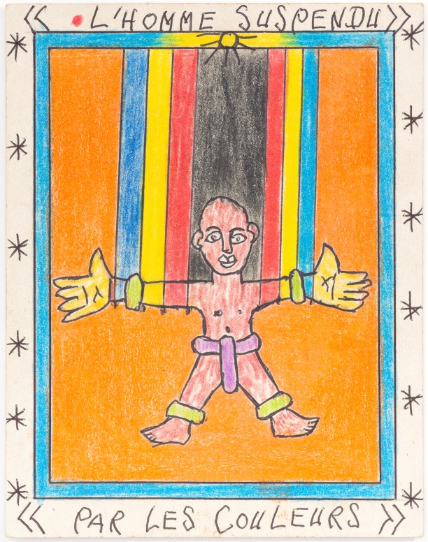 Untitled (L'homme Suspendu Par Les Couleurs)
