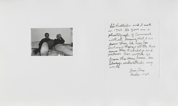 Untitled (portrait of both artists and text)