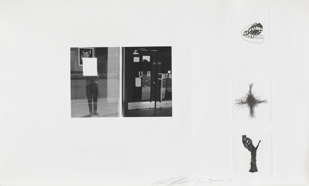 Untitled (John Fitzgerald Kennedy photograph and three etchings)