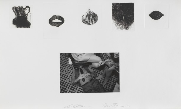 Untitled (man under chair and five images)