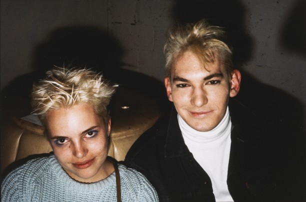 Patrick and E.K. at the gallery, New York City
