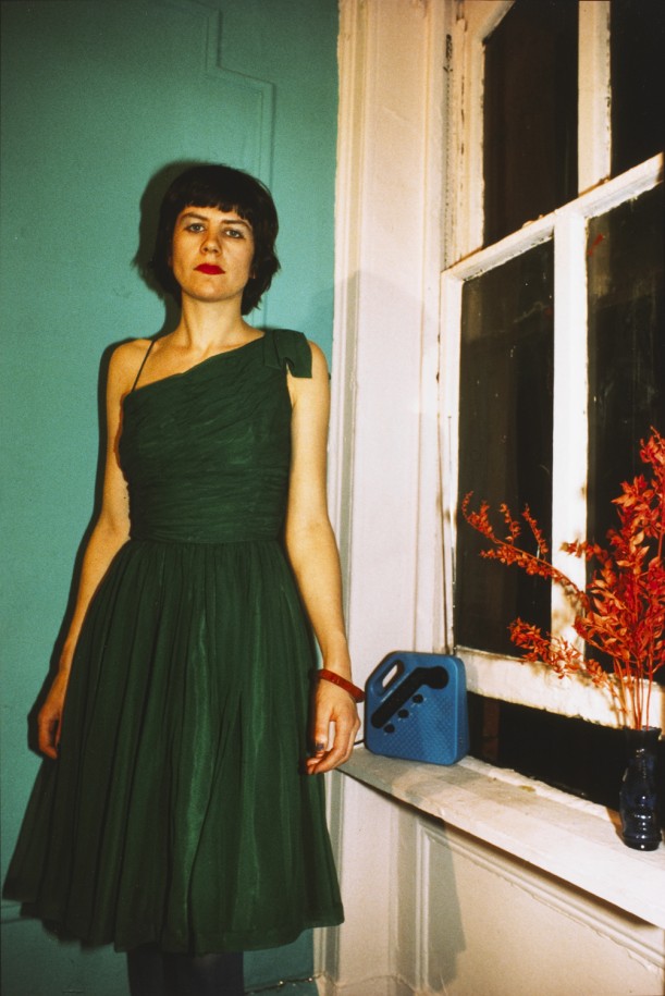 Vivienne in the green dress, New York City