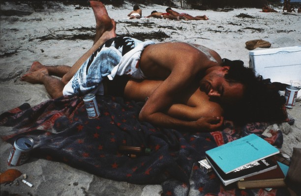 Bruce on top of French Chris, Fire Island, N.Y.