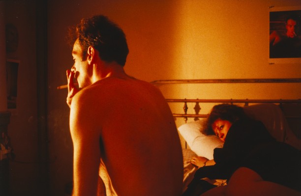 Nan and Brian in bed, New York City