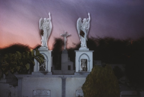 Twin graves, Isla Mujeres, Mexico