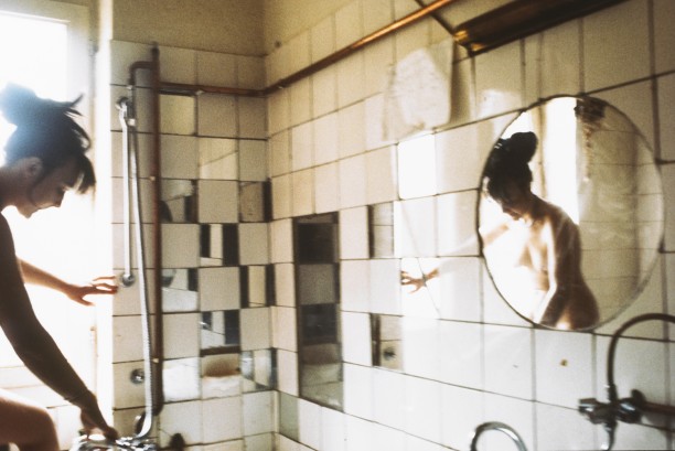 Kathe in the tub, West Berlin