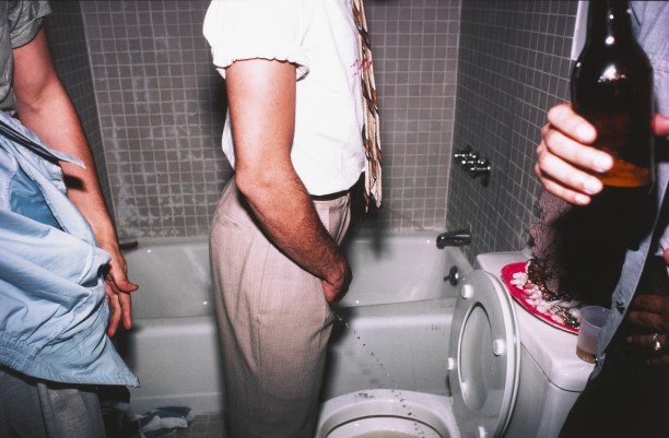 Boys pissing, New York City
