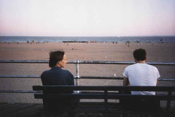 Suzanne and Brian on the bench, Coney Island