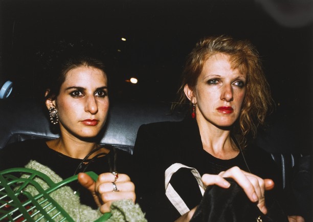 J. and C.Z. in the car, New York City