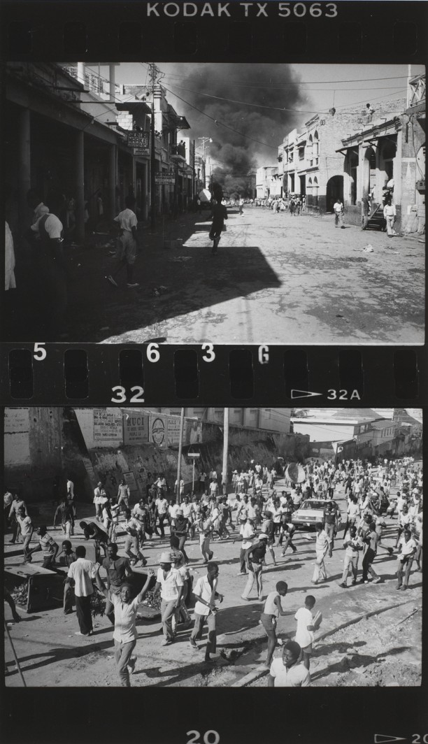 January 31, the first manifestation in Port-au-Prince