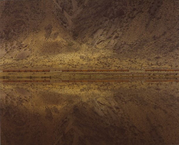 Reflected Freight Trains, Washington State