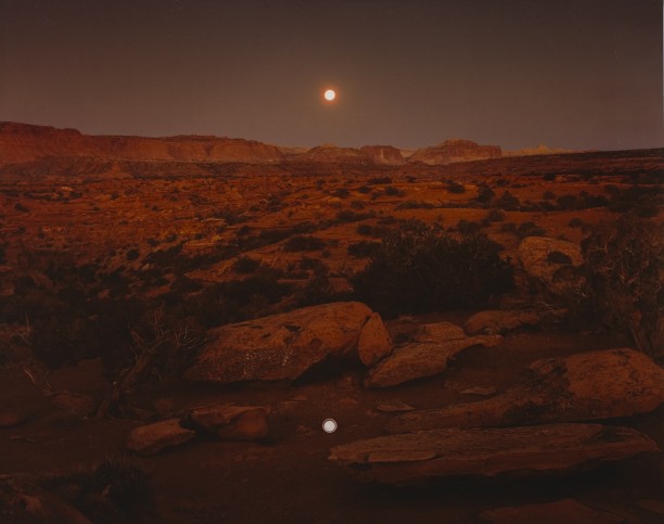 Moonrise over PiePan, Capitol Reef National Park, Utah