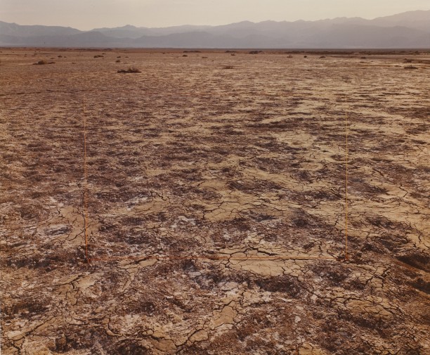 Salt Flats with Rectangle, Death Valley, California