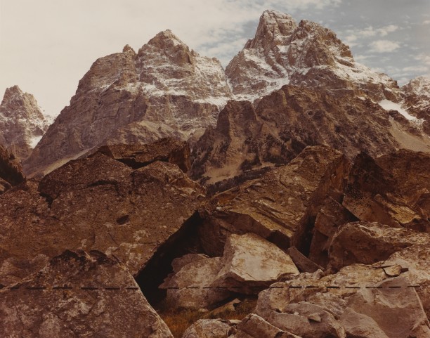 The Grand Teton with Dotted Line, Grand Teton National Park, Wyo.