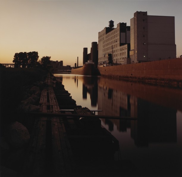 Grain elevators in Buffalo Harbor
