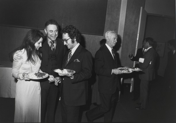 Opening, Frank Stella Exhibition, The Museum of Modern Art, New York, 1970