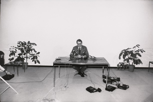 Elliot Richardson Press Conference, Austin, 1973