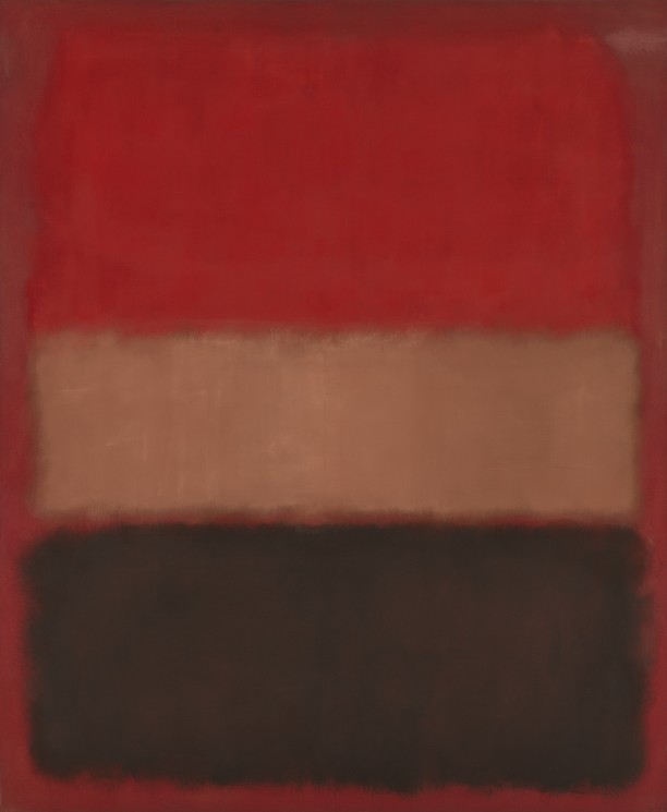 No. 46 [Black, Ochre, Red Over Red]