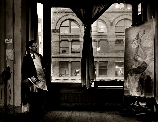 Kuniyoshi At His Studio