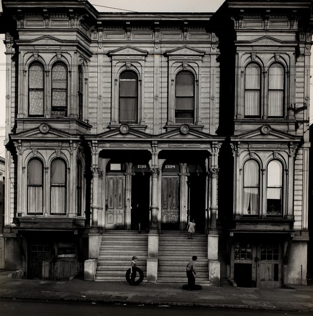Children in Front of Houses