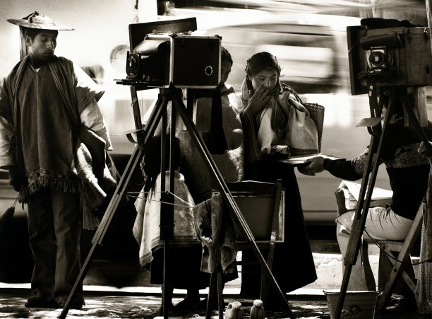 Mayan Indians and Photographer