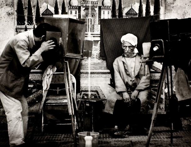 Man Being Photographed