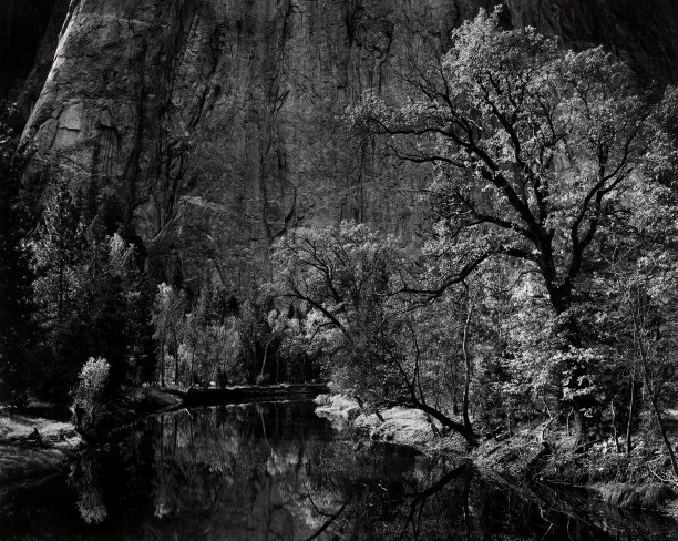 Merced River, Cliffs, Autumn, Yosemite Valley, California