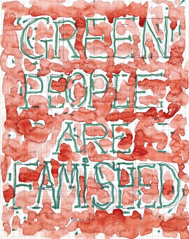 Green people are famished