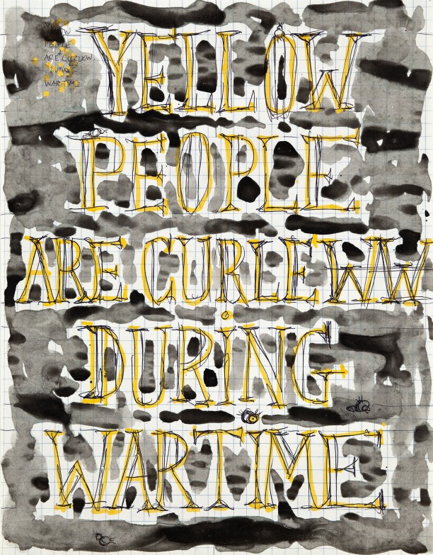 Yellow people are curleww during wartime