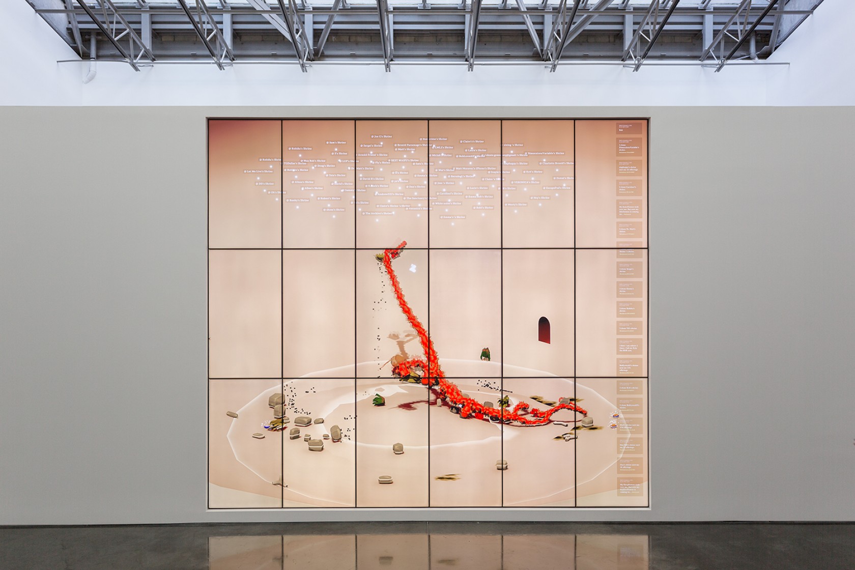Ian Cheng, BOB (Bag of Beliefs), 2018-2019, Artificial lifeform, infinite duration, Dimensions variable. Purchase with funds provided by the Kwon Asian Art Acquisition Endowment. Photography by Andrea Rossetti.