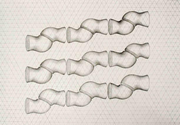 Untitled (Study for Hexagonal Quintet Suite #1)